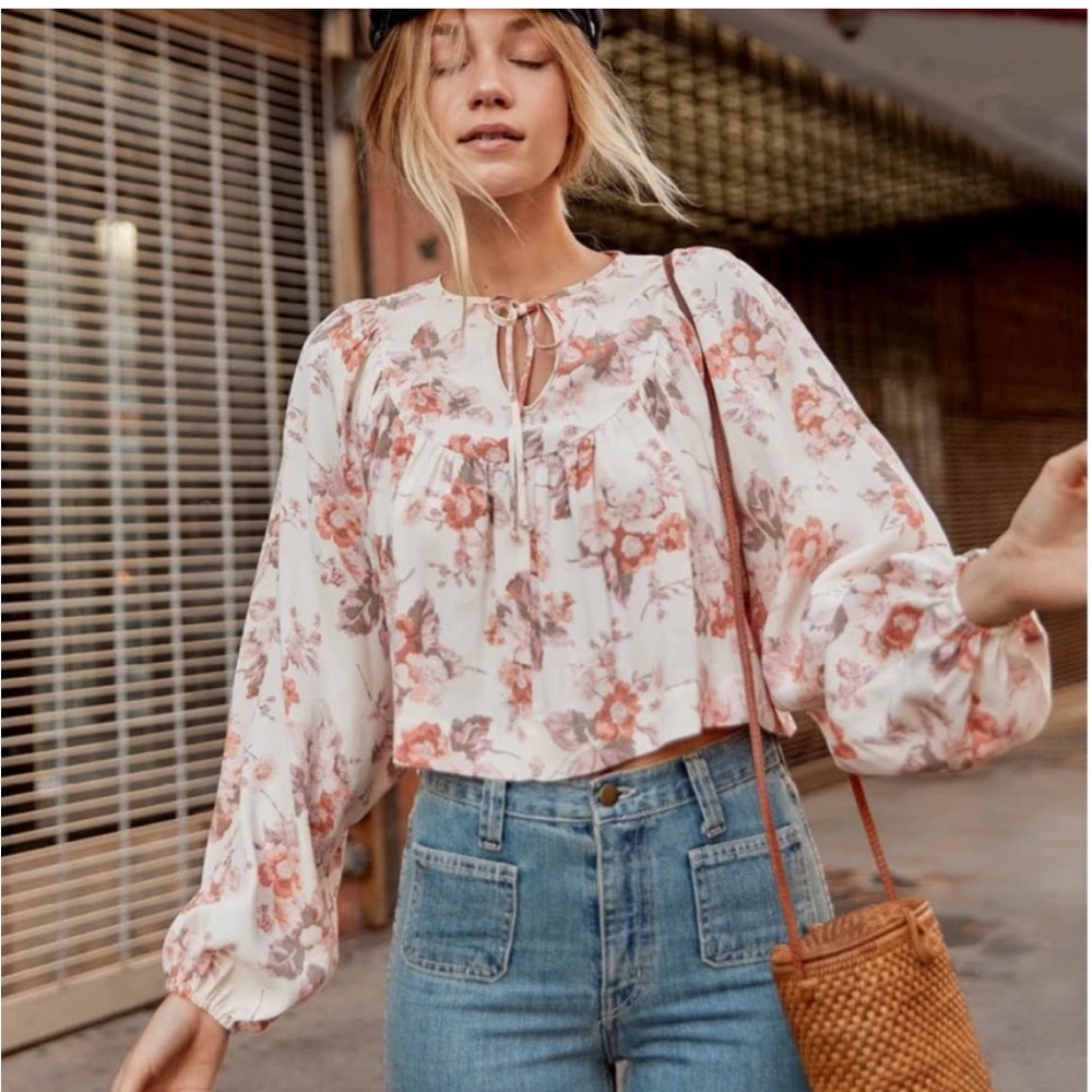 Christy Dawn Sophie Top In Victorian Bloom Sz M/L